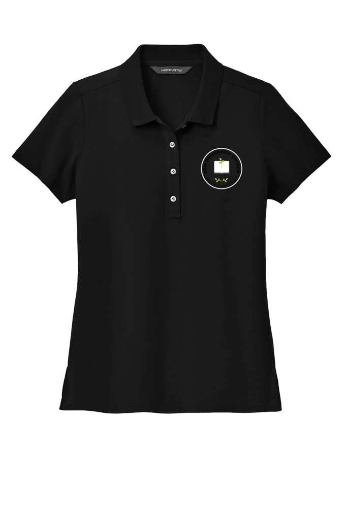 Variant Image for MM1005 - Mercer+Mettle® Women’s Stretch Pique Polo - NBC - Church Full Color - Light - Website Staff New Beginning Church
