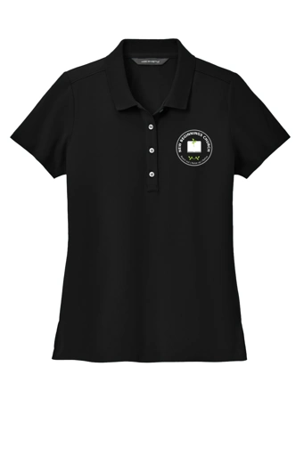 Variant Image for MM1005 - Mercer+Mettle® Women’s Stretch Pique Polo - NBCS - For Black - Website Staff New Beginning Church